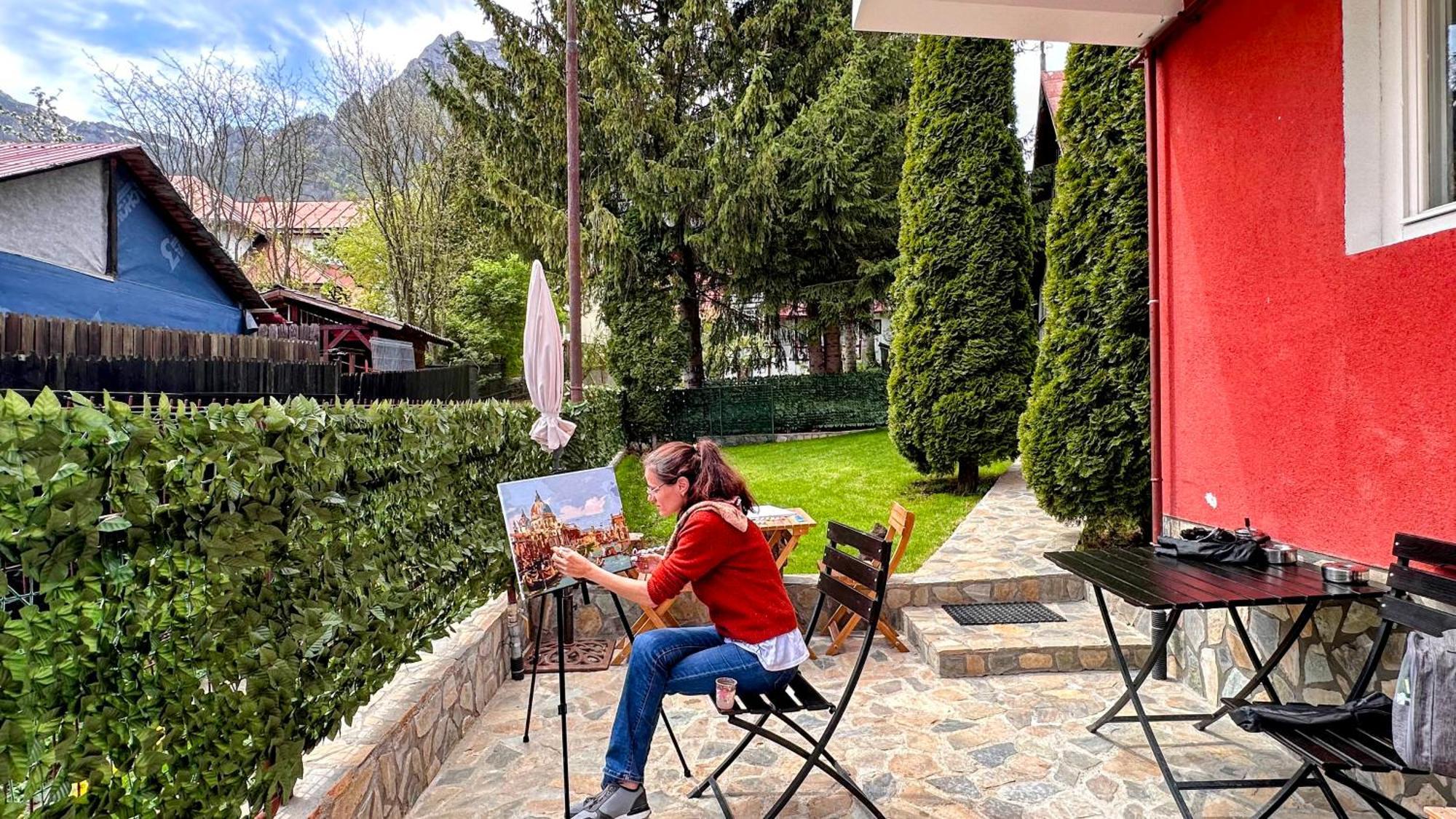 Valea Alba View - Self Check-In Hotel Busteni Bagian luar foto